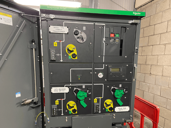 ius yorkshire water airset 11kv switchgear installation